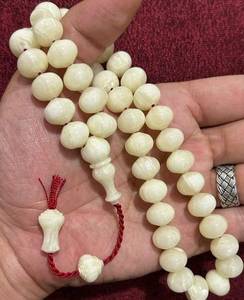 Tasbih Blanco Ecológico de Lujo Premium con 33 Cuentas para Navidad y Artículos para Fiestas del Año Nuevo Chino - Product Image 2