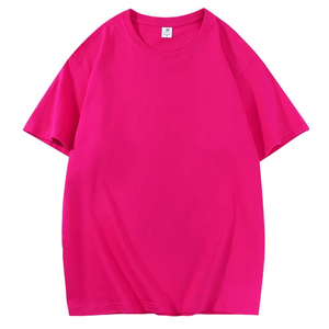 T-shirt uni à col rond pour homme, manches courtes, coton doux, coupe ajustée, idéal pour les tenues décontractées et le sport, respirant et doux. - Product Image 6