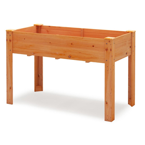 Deluxe Quality Raised <b>Garden</b> Bed Kit Tool-Free Assembly Wooden <b>Planter</b> Box for Organic <b>Vegetable</b> & Herb Gardening - Product Image 4