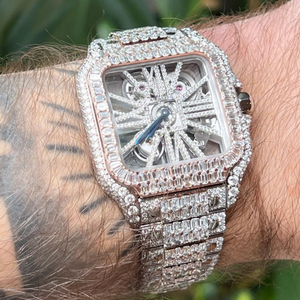 Reloj de Diamantes Cultivados en Laboratorio de Alta Calidad a Precio de Fábrica, Reloj con Diamantes Cultivados en Laboratorio DEF - Product Image 5