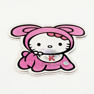 แผ่นติดขนตาปลอมแม่เหล็กติดกระเบื้องทำจากอะคริลิคแผ่นติดขนตาสำหรับเด็กลาย Hello Kitty - Product Image 2