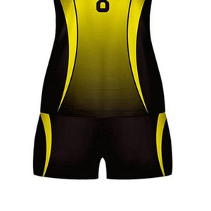 OEM Service 100% Polyester Volleyball Uniform Sets Customized Colors & Logo High Quality Volleyball Uniform In Low MOQ - Product Image 5