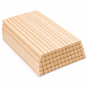 Varillas Cuadradas de Madera Maciza, Barras de Madera Dura Personalizadas para Fabricación de Muebles, Manualidades en Madera y Proyectos de Bricolaje - Product Image 1