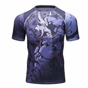 เสื้อยืดพิมพ์ลายซับลิเมชั่นหลากสีทรงหลวม 100% ผ้าฝ้าย เสื้อยืดแขนสั้นสำหรับฤดูร้อนสำหรับผู้ชาย - Product Image 1
