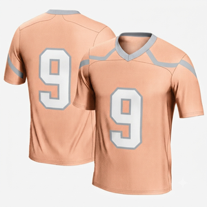 Jersey de Fútbol Americano Personalizado con Estampado por Sublimación, Nombre y Número Personalizados, Malla de Poliéster Transpirable de Alta Calidad de Secado Rápido - Product Image 1