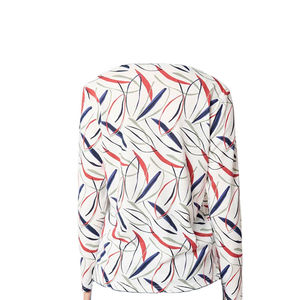 Chemise à manches courtes pour femme, unie, 100% polyester, tricotée, séchage rapide, respirante, coupe décontractée, 120g, imprimée numériquement - Product Image 3