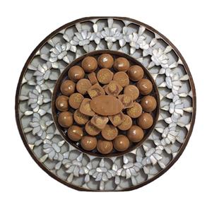 Bandeja para servir madera con incrustaciones, bandeja para Chocolate, fabricación por vietnamita, nuevo diseño - Product Image 1