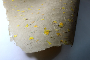 Papel de Regalo Personalizado al por Mayor, 80 g/m², Natural, Reciclado, Libre de Madera, con Pétalos de Flores, Compatible con Impresión Serigráfica, para Marcos de Fotos - Product Image 3
