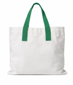 Sac fourre-tout pliable en toile de coton recyclé, imprimé avec logo personnalisé, écologique, à fermeture épaule, très vendu - Product Image 5