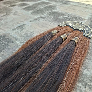 Espadaña de Caballo para Bomberos - Espadañas Maltesas - Espadañas Irlandesas de Cuero y Crin de Caballo Blanca - Product Image 1