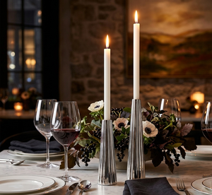 Offre Spéciale – Bougeoir Rond Fait Main au Design Simple, Style Européen, pour la Saint-Valentin, en Argent – Meilleures Ventes - Product Image 1