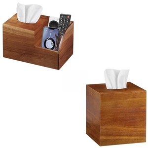 ที่ใส่กระดาษทิชชูไม้สักพรีเมียม - คอลเลคชั่นห้องน้ำสุดหรู ขายส่ง - Product Image 5