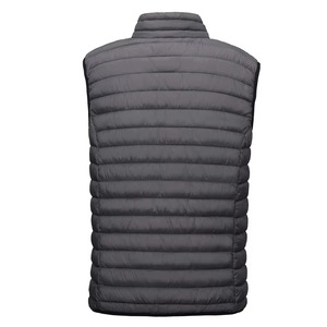 Custom <b>Lightweight</b> Warm Cotton Filled Sleeveless Puffer <b>Jacket</b> with Stand Collar Canvas Fabric Custom Made Size for <b>Men</b> Winter - Product Image 3