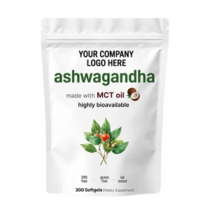 Cápsulas Blandas de Extracto de Ashwagandha de Marca Privada con Aceite MCT, Alta Absorción, Suplemento para el Estrés - Product Image 1