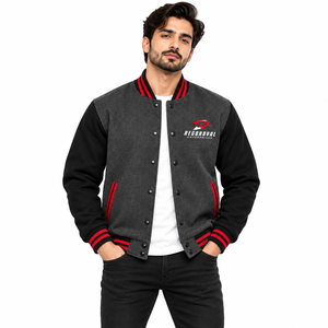 Ropa de abrigo de temporada de alta calidad con chaquetas varsity para hombre, con forro suave y estilo moderno para uso diario. - Product Image 1
