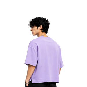 เสื้อยืดทรงบ็อกซี่ผู้ชายขายส่ง ผ้าคอตตอนพรีเมียมเนื้อหนา ทรงหลวม แขนสั้น รับทำโลโก้ตามสั่ง OEM ODM เสื้อผ้าแบรนด์ส่วนตัว - Product Image 4