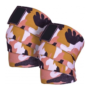 Manchons de compression pour coudes et genoux avec logo personnalisé, pour haltérophilie, cross-training, squats, fitness, protection durable pour la salle de sport. - Product Image 1