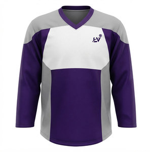 Maillot de hockey sur glace pour hommes, personnalisable, manches longues, léger, respirant, écologique, pour les jours de match - Product Image 1