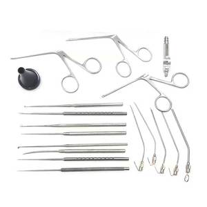 Mirha International Myringotomy Instruments Set 15-Piece ENT Surgical <b>Tools</b> Manual CE Certified Hospital Grade Stainless - Product Image 6