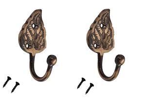 Crochets muraux doubles en métal, robustes et peu encombrants, pour organiser manteaux et sacs dans l'entrée ou la chambre - Product Image 4