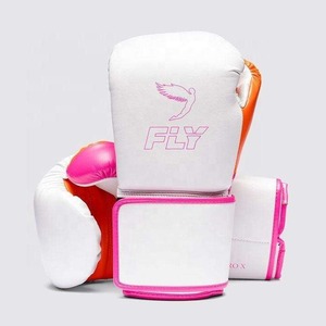 Guantes de Boxeo Premium Fly Pro X2, Personalizados, de Cuero PU, Cómodos, con Correa de Muñeca Ajustable y Cierre de Gancho y Bucle - Product Image 1