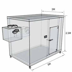 Cámara Frigorífica Portátil para Uso en Exteriores, Cuarto Frío Móvil, Armario Refrigerado - Product Image 5