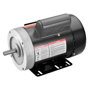 Motore Elettrico Monofase 1HP 3450 Giri/min 115V/230V AC Telaio 56C per Compressore d'Aria, Albero con Scanalatura da 5/8'' 60Hz per Ventilatore, Rotazione CW/CCW - Product Image 3