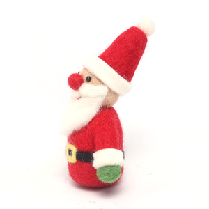 Figurines de Père Noël en coton faites à la main en gros |   Couleur et logo personnalisés respectueux de l'environnement |   Fabricant de décorations de Noël OEM au Népal - Product Image 3
