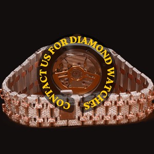Attractive Design Full Iced Moissanite Diamond 41MM Round Dial Full Iced White <b>Gold</b> Stainless Steel Classic Man's Wristwatch - Product Image 4