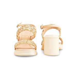 Sandalia Tacón Formal Beige PU0457 - Product Image 2