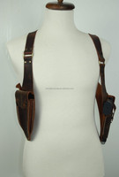Offre Spéciale 2024 véritable étui caché vertical en cuir de vachette fait à la main avec Double Mag Hander Western dissimulé transporter Cowboy sac