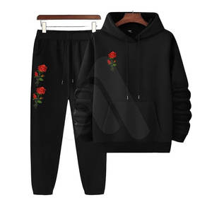 Ensemble de survêtement de sport pour homme, grande taille, haute qualité, avec logo personnalisé brodé et imprimé, collection Hiver 2026 - Product Image 4