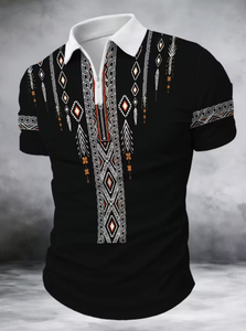 <b>Men's</b> Slim Fit Sublimation <b>Hoodie</b> Half Zip <b>Short</b> <b>Sleeve</b> Solid Knit Top Polyester Cotton Lightweight Breathable - Product Image 5