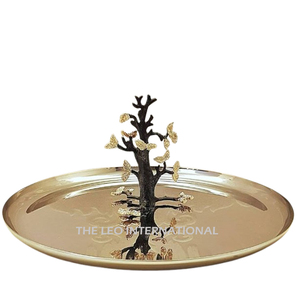 Two Tier Stainless Steel Snack <b>Cake</b> <b>Stand</b> With Designer Handle Exclusive Quality <b>Set</b> of 2 Golden Color Dessert <b>Cake</b> <b>Stand</b> - Product Image 4