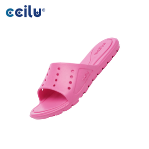 Agujeros antideslizantes informales ecológicos veganos de primera calidad Agujeros antideslizantes con punta abierta Zapatillas de spa Eva Ig14 - Product Image 1