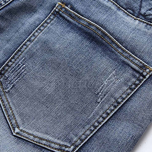 Nouveauté été : Short en jean stretch décontracté pour homme – Bleu et noir – Style streetwear tendance - Product Image 5