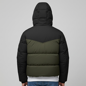 Doudoune longue à capuche pour homme 2026 – Isolation hivernale, coupe-vent, fermeture éclair, vêtement d'extérieur décontracté, couleur personnalisable - Product Image 5