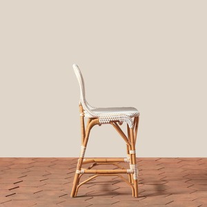 High Quality Handwoven Rattan <b>Armchair</b> Natural Wicker <b>Dining</b> Chair for Cafe Restaurant Hotel Resort - Product Image 4