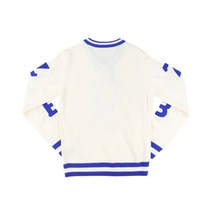 เสื้อสเวตเตอร์สีงาช้าง คอวี ติดกระดุม แบรนด์ Zeta Phi Beta สำหรับชมรมนักศึกษา ขายส่งเสื้อผ้าสไตล์กรีกแบบกำหนดเอง ไม่เป็นขุย - Product Image 2