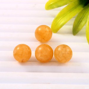 Lote al por mayor de esferas redondas lisas de aventurina amarilla natural de 10 mm, piedras preciosas sueltas para la fabricación de joyas. - Product Image 3