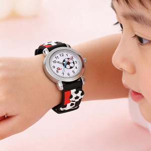 3D Embossed Striped Silicone Strap <b>Football</b> Pattern Children <b>Watch</b> Cute Elementary School Student Gift <b>Watch</b> - Product Image 5