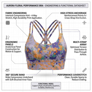 Nouvel Arrivage OEM Personnalisé Faible MOQ Soutien-gorge de Sport Femme à Bretelles Croisées au Dos Rembourré pour Entraînement Yoga Fitness Crop Top Gym Activewear - Product Image 2