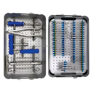 Medtrust Surgical Orthopedic Broken <b>Screw</b> Removal <b>Set</b> Stainless Steel <b>Screw</b> <b>Extractor</b> Instrument Kit for Bone Surgery - Product Image 3
