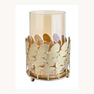 Porte-bougie élégant en métal et verre, design nouveau, personnalisé, décoratif pour la maison, les mariages et la décoration de table. - Product Image 2