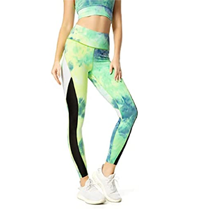 ชุดกางเกงโยคะเอวสูงสำหรับผู้หญิง,กางเกงเลกกิ้งออกกำลังกายตาข่ายหุ้มข้อเว้ากางเกงรัดรูปฟิตเนสสำหรับผู้หญิง - Product Image 2