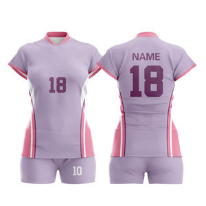 Uniforme de Voleibol Personalizado con Logotipo Impreso, Último Diseño, Sin Mangas, Poliéster, Conjuntos Sublimados, Ropa Personalizada para Voleibol - Product Image 3