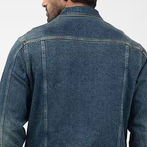Vestes en jean pour hommes, légères, au design optimal, respirantes, avec poches personnalisées, prix le plus bas, manches longues - Product Image 4