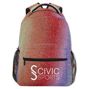 Mochila Vintage Impermeable con Brillantina, Cierre de Cremallera, Forro de Poliéster, Logotipo Personalizado para Equipos de Animación, Estudios de Danza, Clubes de Porristas - Product Image 2