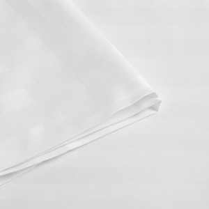 Parure de lit en satin rayé pour hôtel, T-250, 100% coton, tissé uni, respirant, toutes saisons, style simple, usage domestique - Product Image 3