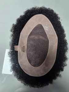 Perruque Toupet Afro 100% Cheveux Humains Indiens Remy, Ondulations Water Wave, Loose Deep Wave, Natural Wave, Bonnet Monofilament Imperméable Taz Hair BD - Product Image 2